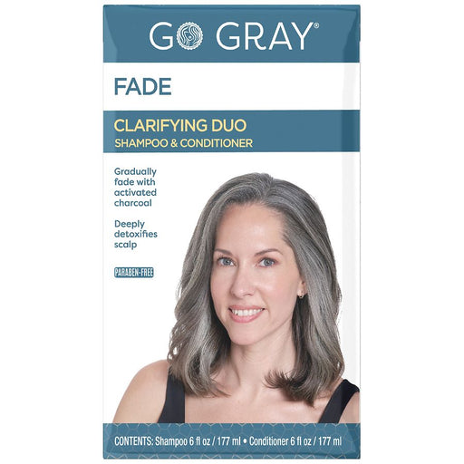 Go Gray Go Gray™ Fade Shampoo & Conditioner – Clarifying Duo Kit Shampoo & Conditioner White Smoke