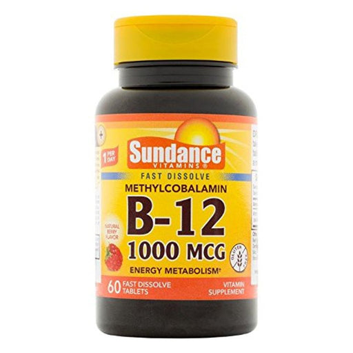 Sundance Sundance B-12 1000 Mcg Fast Dissolve Tablets Vitamins & Supplements White Smoke