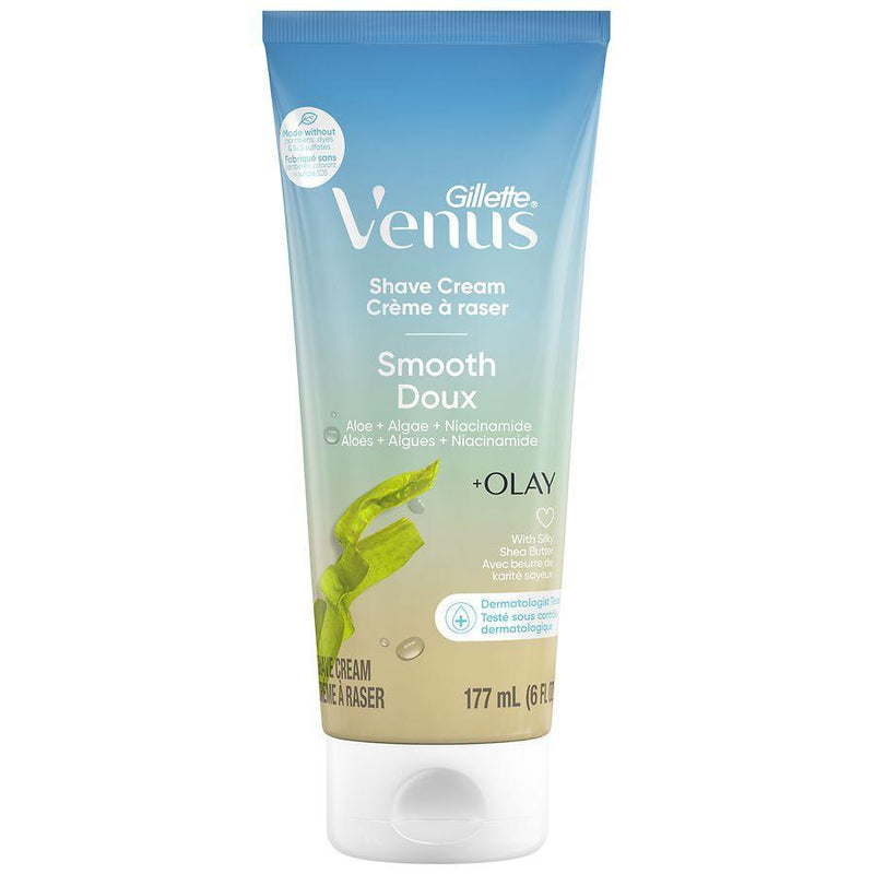 Venus Venus Gillette Smooth Plus Olay Shave Cream For Women, 6 Oz Shaving Cream White Smoke