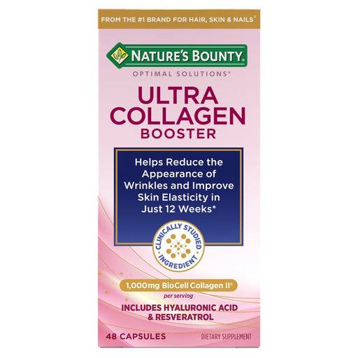 Nature's Bounty Nature's Bounty Optimal Solutions Ultra Collagen Booster Capsules - 48ct Health & Beauty White Smoke