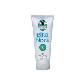 0 Elta Block SPF 32 Sunblock & Moisturizer Tube Cream 3 Oz Lotion & Moisturizer White Smoke