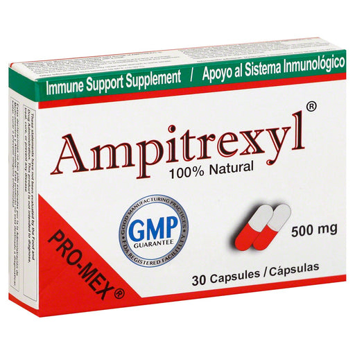 Pro Mex Pro Mex Ampitrexyl – 500 mg Capsules – Immune Support Health & Beauty White Smoke