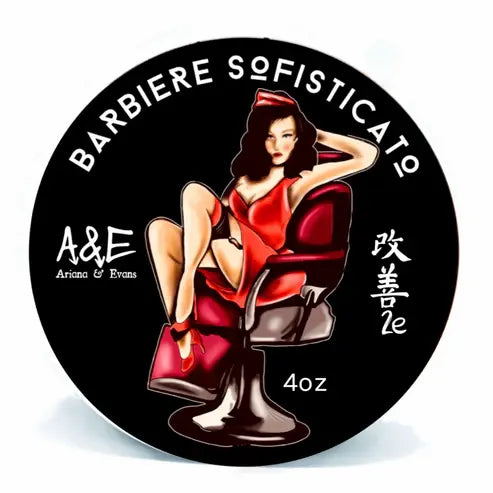 Ariana & Evans Ariana & Evans Barbiere Sofisticato Shaving Collection Shaving Set Black Shaving Soap 4 Oz