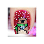 UberChic Beauty Jingle All The Way, (Christmas-05) Stamping Plate Gray