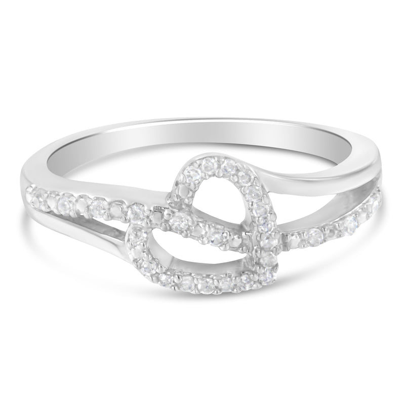 Bids.com .925 Sterling Silver 1/8 Cttw Diamond Open Heart Leaf Curvy Bypass Accent Fashion or Promise Ring (I-J Color, I2-I3 Clarity) - Size 6 Rings White Smoke 7 / White.Sterling Silver,8 / White.Sterling Silver,7.75 / White.Sterling Silver,7.5 / White.Sterling Silver,7.25 / White.Sterling Silver,6.75 / White.Sterling Silver,6.5 / White.Sterling Silver,6.25 / White.Sterling Silver,6 / White.Sterling Silver