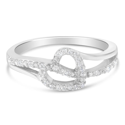 Bids.com .925 Sterling Silver 1/8 Cttw Diamond Open Heart Leaf Curvy Bypass Accent Fashion or Promise Ring (I-J Color, I2-I3 Clarity) - Size 6 Rings White Smoke 7 / White.Sterling Silver,8 / White.Sterling Silver,7.75 / White.Sterling Silver,7.5 / White.Sterling Silver,7.25 / White.Sterling Silver,6.75 / White.Sterling Silver,6.5 / White.Sterling Silver,6.25 / White.Sterling Silver,6 / White.Sterling Silver