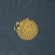 Bids.com 14k Yellow Gold Rolo Chain 1.9mm Necklaces Dark Slate Gray 16 / Yellow Gold,18 / Yellow Gold,20 / Yellow Gold