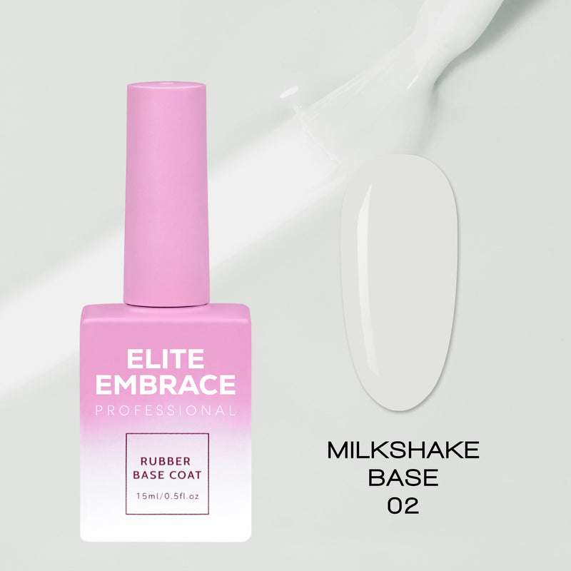 nbmsupply ELITE EMBRACE Professional Milkshake Base 02 15ml EMB0215 Light Gray