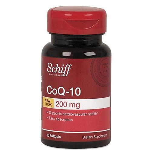 Schiff Schiff CoQ-10 200 Mg - 30 Softgels Vitamins & Supplements White Smoke
