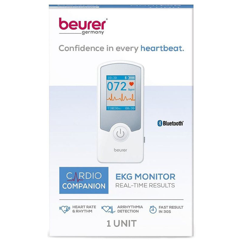 Beurer Beurer Cardio Companion - Portable Bluetooth ECG Monitor (ME75) Cardio White Smoke