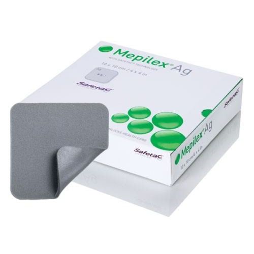 0 Mepilex Ag 4X4 Silver Dressingg Box Of 5 Health Care White Smoke