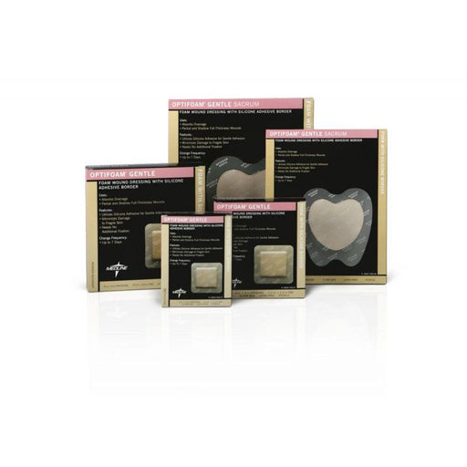 0 Optifoam Gentle Foam Dressing 4 X 4 In Health Care White Smoke