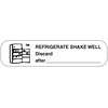 0 Label Refrigerate-Shake Well 1X White Smoke