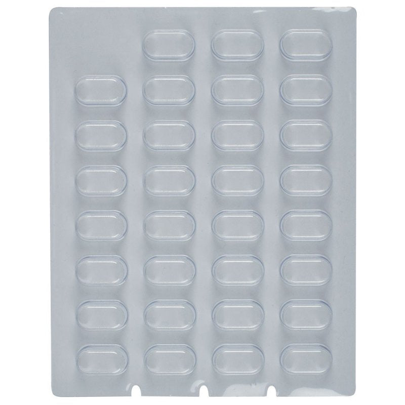 Rooted Earth Farm + Apothecary Unit Dose Blisters Cold Seal 31 Day Large 500Ct Pillboxes Gray