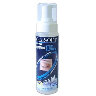 0 Ocusoft Eye Lid Scrub Foam Original 7.2 Oz Scrubs White Smoke