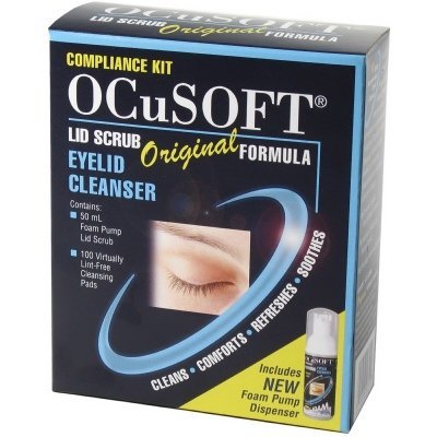 OCuSOFT OCuSOFT Eye Lid Scrub Foam Compliance Kit 50 Ml Scrubs White Smoke