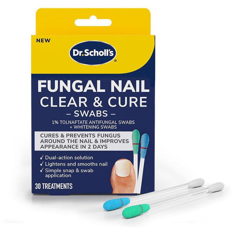 Dr. Scholl's Dr. Scholl's Fungal Nail Clear & Cure Swabs Nails White Smoke