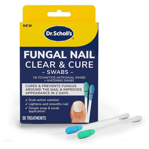 Dr. Scholl's Dr. Scholl's Fungal Nail Clear & Cure Swabs Nails White Smoke