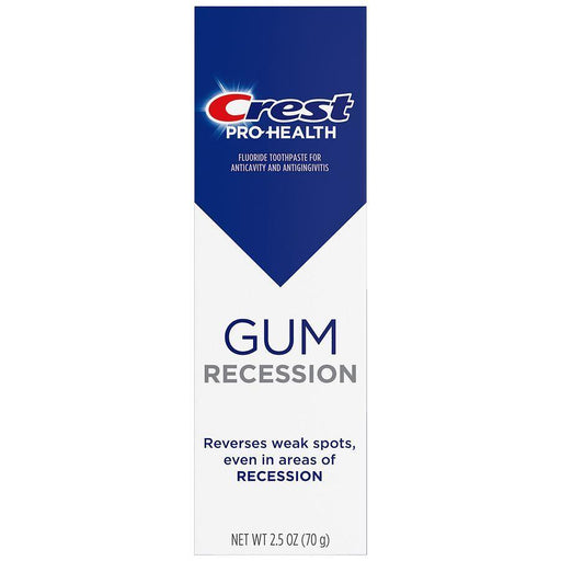 Crest Pro-Health Crest Pro-Health Gum Recession Anticavity, Antibacterial Fluoride Toothpaste 2.5 oz Toothpaste White Smoke