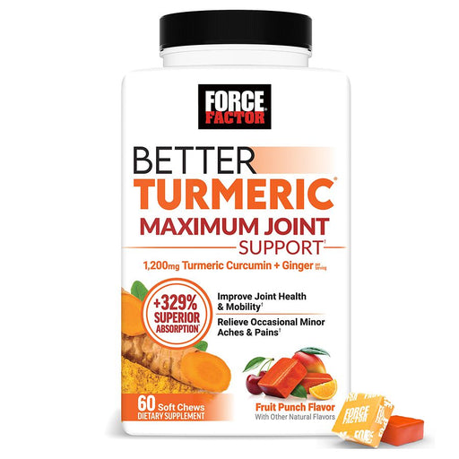 Force Factor Force Factor Better Turmeric Maximum Joint Support Fruit Punch Punches & Awls White Smoke