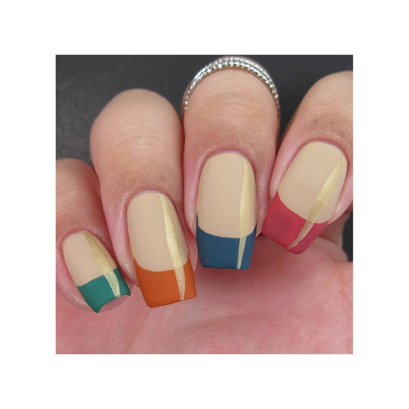 UberChic Beauty Feeling French Stamping Plate Rosy Brown