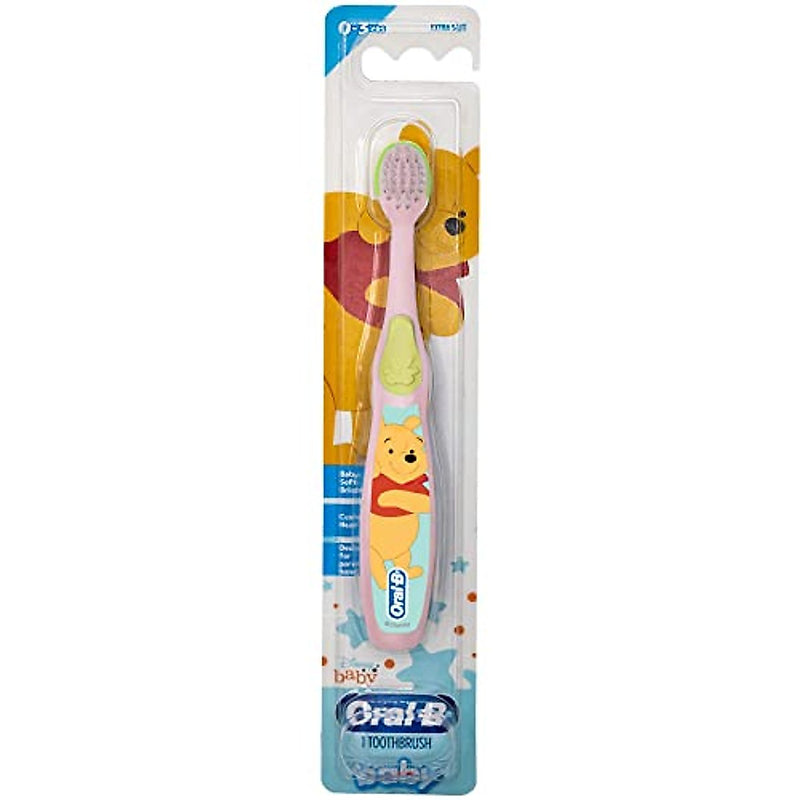 Oral-B Oral-B Disney Baby Toothbrush – Extra Soft (Ages 0-3 Years) Toothbrushes Light Gray