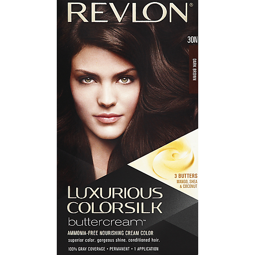 Luxurious Colorsilk Luxurious Colorsilk Permanent Haircolor, Dark Brown 30 N Hair Care Black
