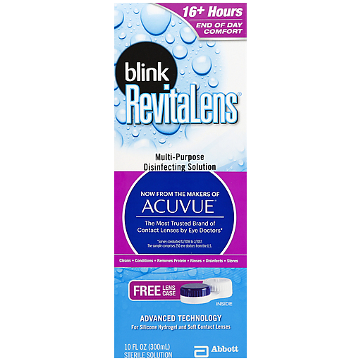 Blink Blink Revitalens Multi-Purpose Contact Lens Solution Contact Lens Solution Dodger Blue