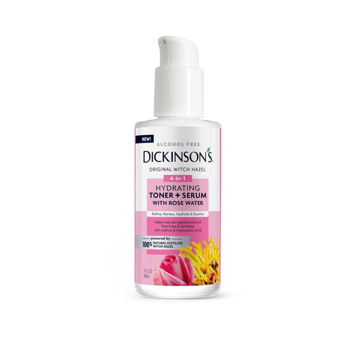 Dickinson's Dickinson's Witch Hazel Hydrating Toner + Serum With Rose Water Toners White Smoke
