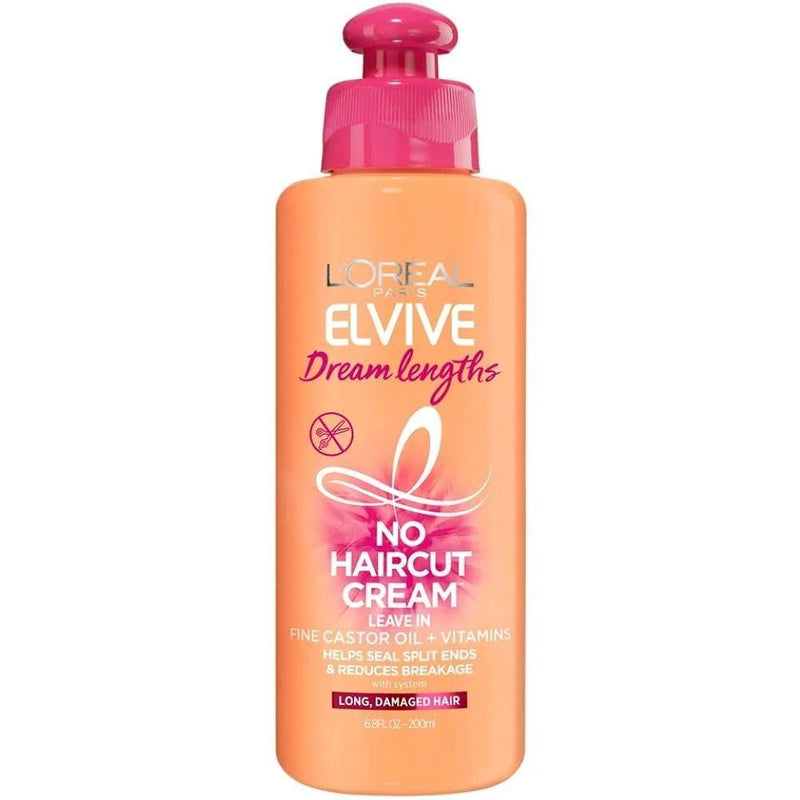 L'Oreal Paris L'Oreal Paris Elvive Dream Lengths No Haircut Cream Leave In Conditioner, 6.8 Fl. Oz Conditioners Light Salmon
