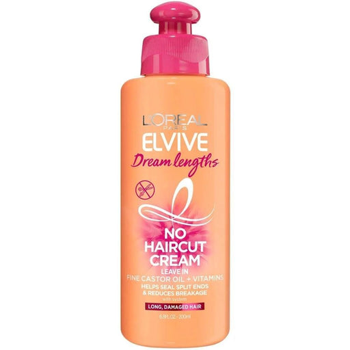 L'Oreal Paris L'Oreal Paris Elvive Dream Lengths No Haircut Cream Leave In Conditioner, 6.8 Fl. Oz Conditioners Light Salmon