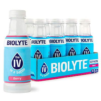 Biolyte Biolyte Electrolyte Drink For Rapid Hydration, Berry, 16 Oz Fitness & Nutrition White Smoke