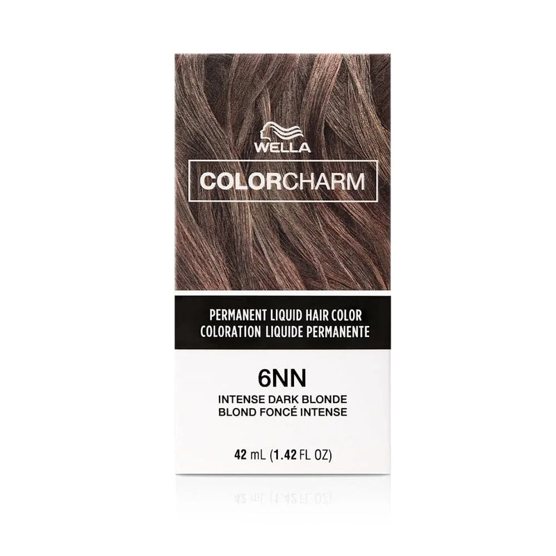 Wella Wella Color Charm Liquid 6Nn Intense Dark Blonde Hair Color White Smoke