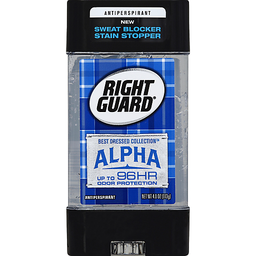 Right Guard Right Guard Best Dressed Collection Antiperspirant, Alpha Deodorant Black