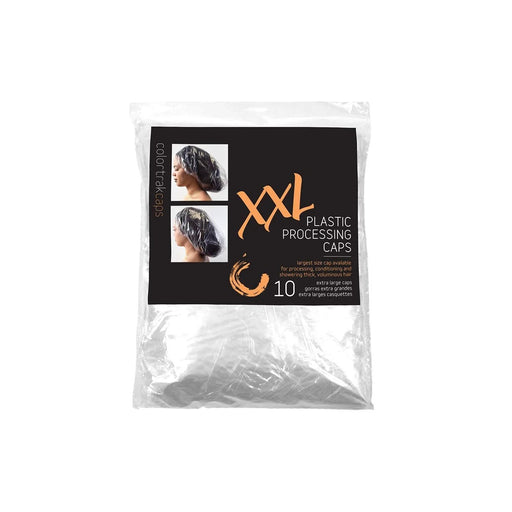 Colortrak Colortrak Clear Disposable Processing Caps Shower Caps White Smoke