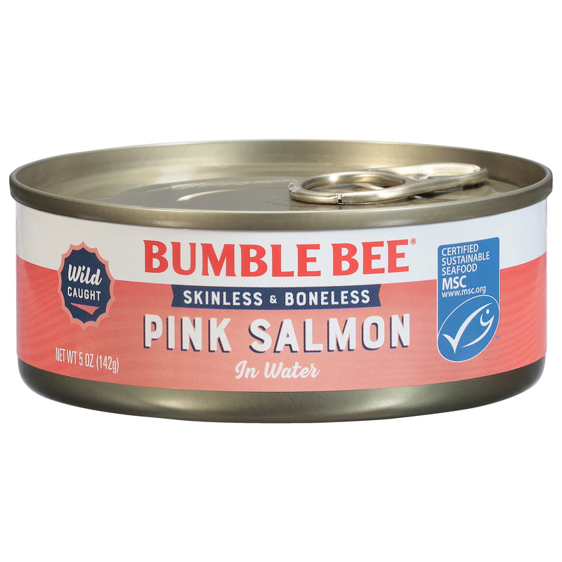 Bumble Bee Bumble Bee Skinless & Boneless Pink Salmon In Water 5 Oz Can Seafood White Smoke