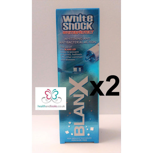0 BlanX White Shock And Protect 50 Ml Toothpaste With LED Toothpaste Gray