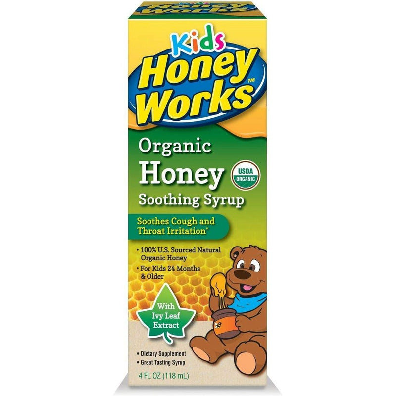 Honey Works Honey Works Kids Organic: Soothing Syrup (Day & Night Options) Health & Beauty White Smoke
