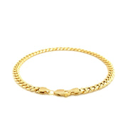 Bids.com 4.5mm 14k Yellow Gold Miami Cuban Semi Solid Bracelet Bracelets White Smoke 8.5 / Yellow Gold