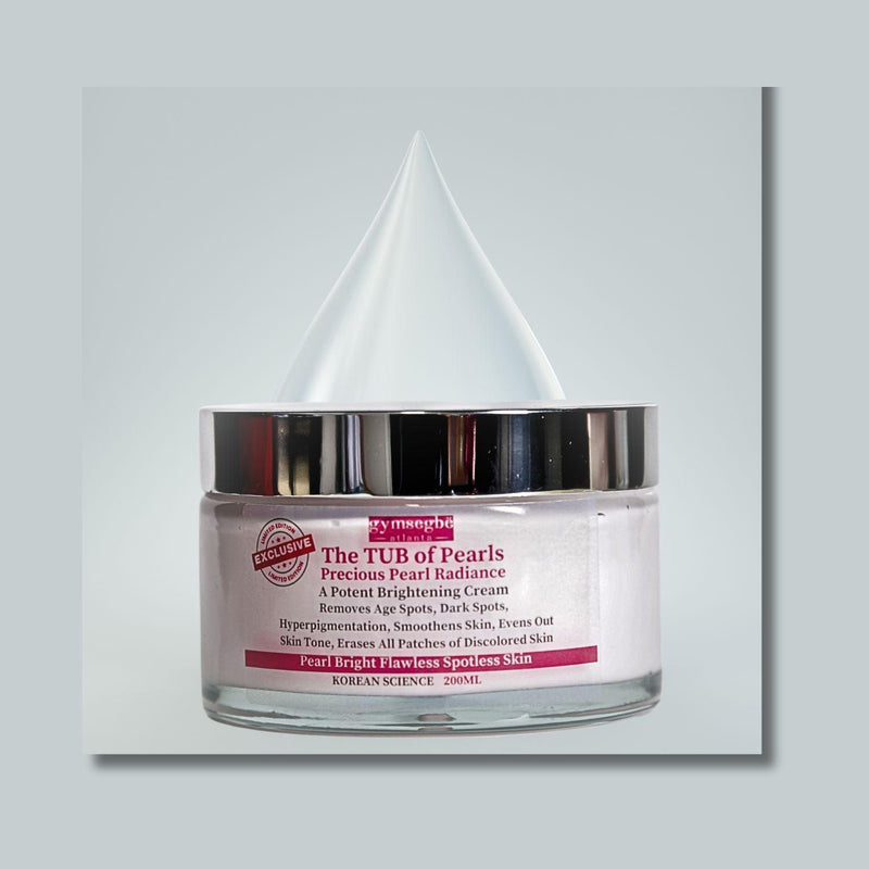 gymsegbë The Tub Of Pearls Precious Pearl Radiance  Brightening Cream Anti-Aging, Dark Spots, Hyperpigmentation Gray 1 Jar Save $95,2 Jars Save $240