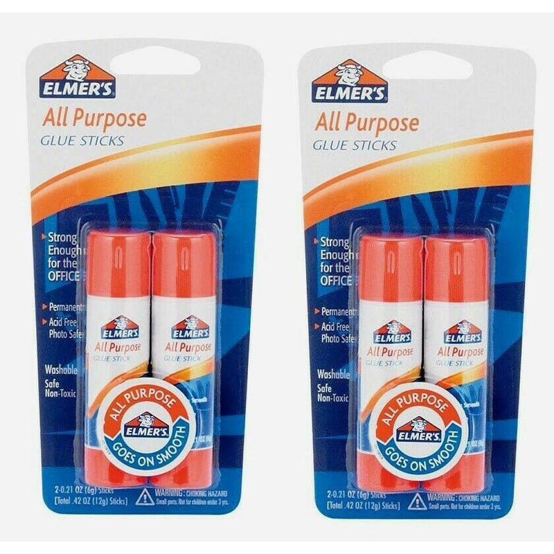Elmer's Elmer's Medium Strength Polyether All Purpose Glue Stick 6 Wig Glue & Tape White Smoke