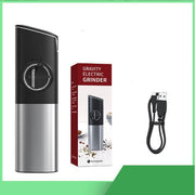 SmartPursue™ Kitchen Ceramic Pepper Electric Grinder Spice Grinders White Smoke 1set / USB