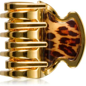 0 Janeke Hair-Clip Leopard Claw Clip 3,5x3 Cm 1 Pc Hair Claws & Clips White Smoke
