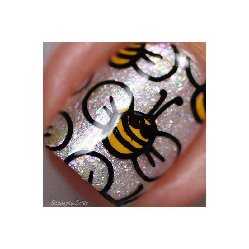 UberChic Beauty Collection 28 Stamping Plate Black