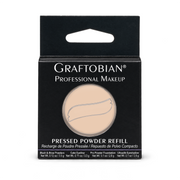 Graftobian Make-Up Company Pro Powder™ Foundation Refills, Ultra HD Pressed Powder White Smoke (W) Porcelain Doll