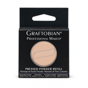 Graftobian Make-Up Company Pro Powder™ Foundation Refills, Ultra HD Pressed Powder White Smoke (N) Milk N Honey