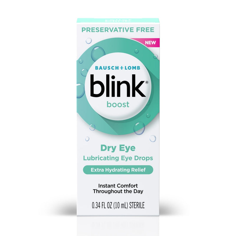 Blink Blink® Boost Lubricating Eye Drops – Preservative Free Eye Drops & Lubricants White Smoke