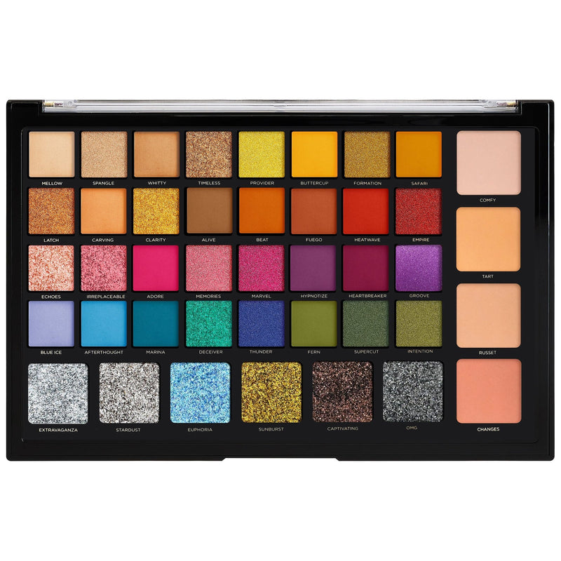 Profusion Cosmetics 42-Shade Palette Collection Eyes Dark Slate Gray