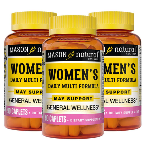 Mason Natural Mason Women's Daily Formula Caplets 90Ct Personal Care White Smoke