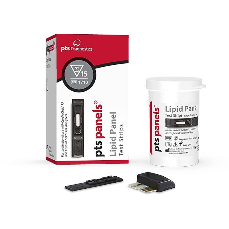 CardioChek CardioChek PTS Panels 1710 Lipid Panel Test Strips For PA Cholesterol Analyzer Health & Beauty White Smoke